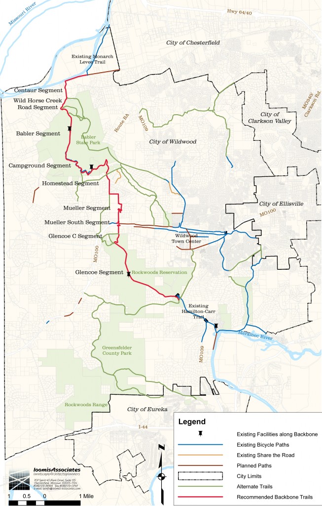 Western Greenway Trail Map